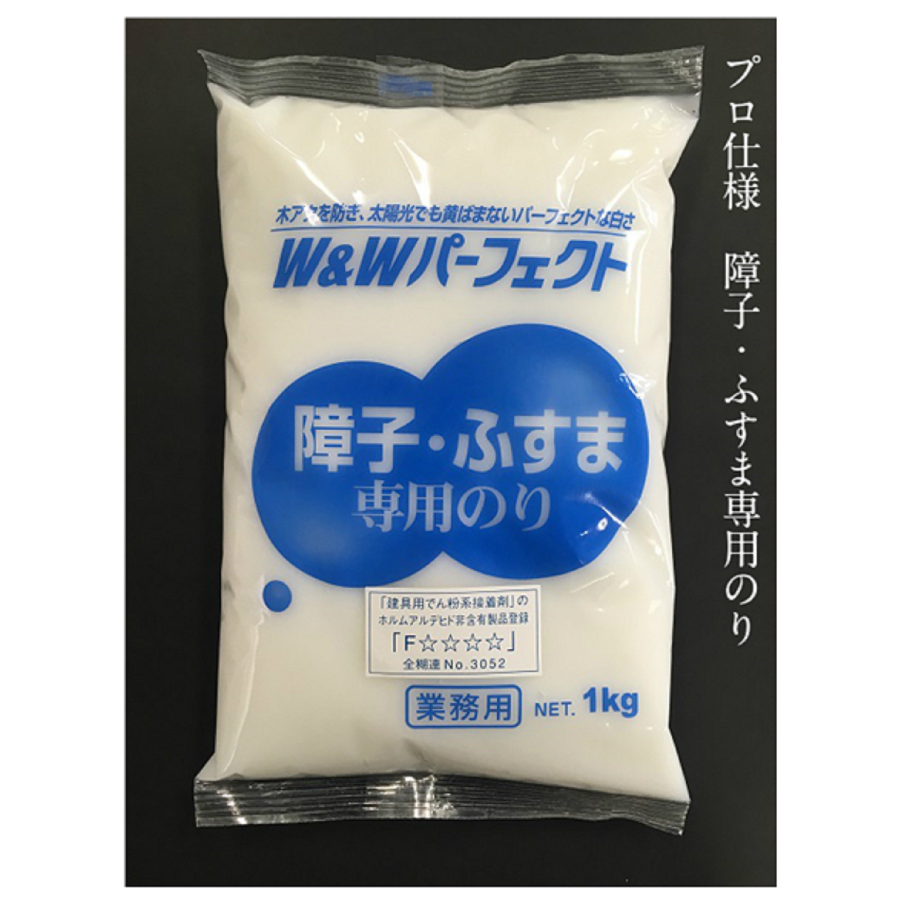 W&Wﾊﾟｰﾌｪｸﾄ 障子･ふすま専用のり1Kg×16